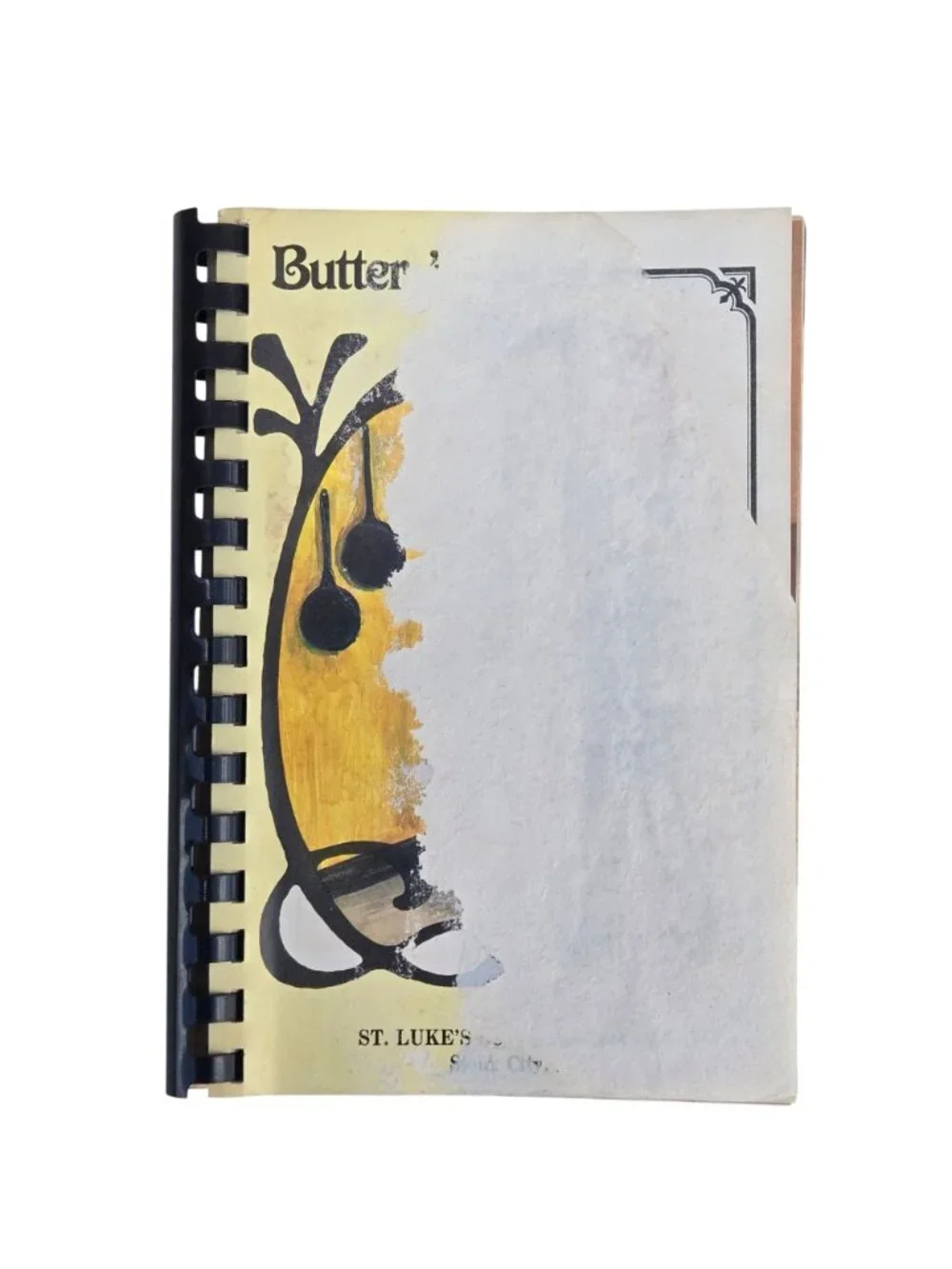 St Lukes School Of Nursing Cookbook Recipe Book Sioux City Iowa 1980s AS IS
